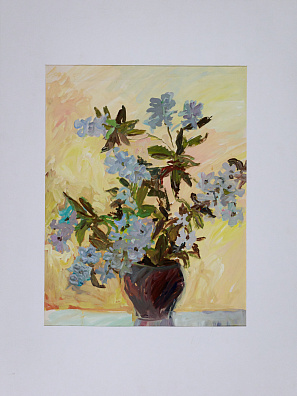 Заславская Суламифь Александровна (1918-2010). Цветы. 1970-е.