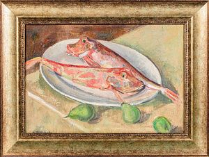 Стерлинг Марк (1897-1976). Бычки и груши. 1930-е.