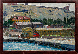 Власова Клара Филипповна (1926-2022). 
Строительство канала. 1960-е.