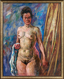 Сретенский Григорий Александрович (1899-1973).(?).Обнаженная. 1950-е - 1960-е.