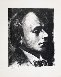 Давыдов Анатолий Захарович (1923-2009).
Портрет О.Э.Мандельштама. 1989.