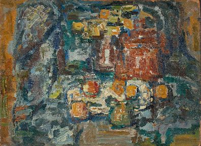 Бух Арон Фроимович (1923-2006). Натюрморт с чайником. 1970-е.