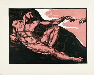 Неизвестный художник. Россия. Сотворение мира. 1980-е.
