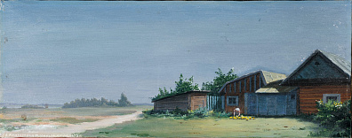 Князев М. 
Деревенский дом. 1975.