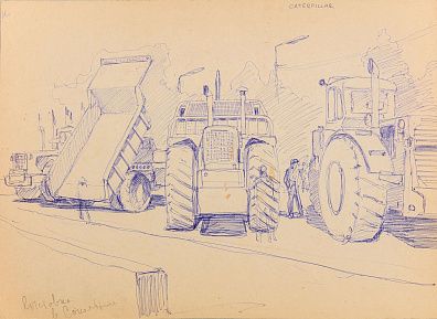 Неизвестный художник. Россия. Выставка в Сокольниках. 1959.