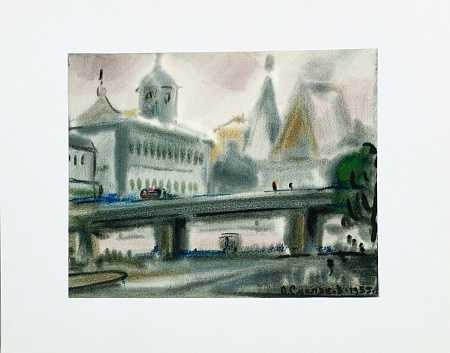 Смеляков Анатолий Дмитриевич (1927-2007). Каланчевка. 1955.