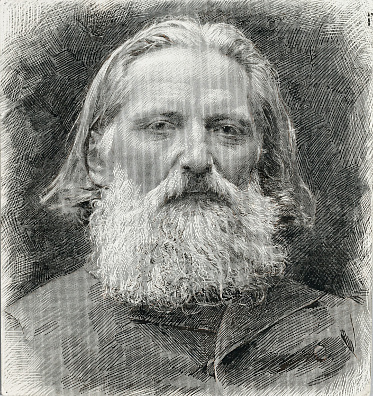 Левитан Авель (Адольф) Ильич (1859(61)-1933) (?).Портрет Николая Чаева. Конец XIX века.