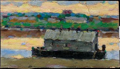 Алексеев Адольф Евгеньевич (1934-2000).  На Оке. 1951.
