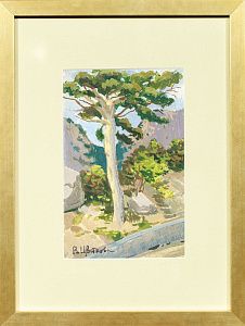 Цветкова Валентина Петровна (1917-2007).
Сосна. 1970-е.
