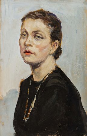 Пинкисевич Пётр Наумович (1925–2004). Женский портрет. 1950-е.
