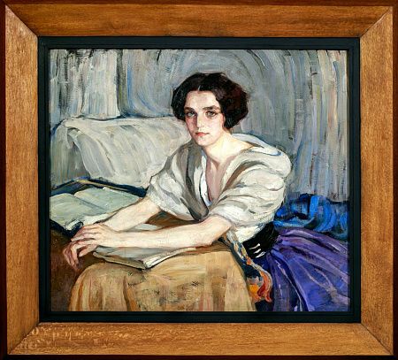 Киселева Елена Андреевна (1878-1974). Женский портрет. 1910-е.