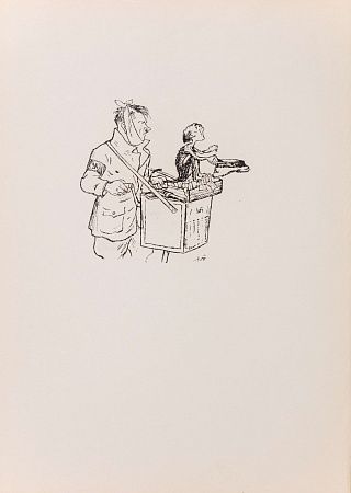 Титов Ярослав Викторович (1906-2000).
Шарманка Гитлера. 1940-е.