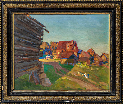 Жаба Альфонс Константинович (1878-1942). Полдень в финской деревне. Первая четверть ХХ века.