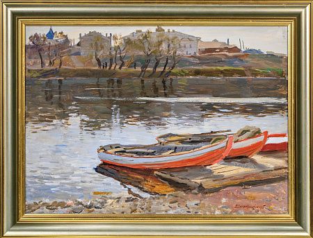 Дмитриевский Виктор Константинович (1923-2006). Лодки. 1958.