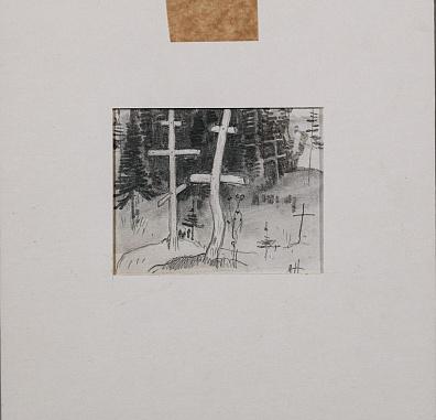 Нестеров Михаил Васильевич (1862-1942).
Погост. Начало ХХ века.