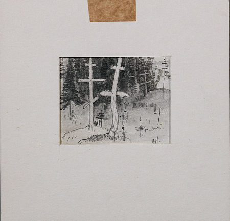 Нестеров Михаил Васильевич (1862-1942).
Погост. Начало ХХ века.