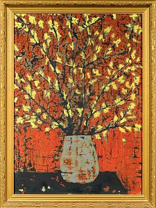Неизвестный художник. Россия. Желтые цветы. 1970-е - 1980-е.