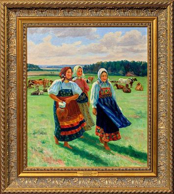 Милорадович Сергей Дмитриевич (1851-1943).
Крестьянки. 1922.