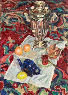 Фридман Карл Шоломович (1926-2001). Натюрморт с самоваром. 1960-е.