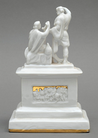 «Минин и Пожарский». Дулевский фарфоровый завод, СССР. 1957.