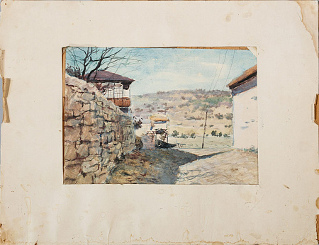 Коган Яков Робертович (1906–1976).
Татарский поселок. 1969.