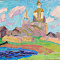 Фридман Карл Шоломович (1926-2001). 
Кимжа. Ветреный день. 1966.