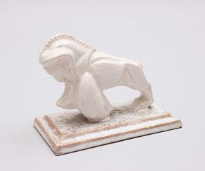 Скульптура "Овен". Франция, автор - Andre Fau, 1930-50 годы.
