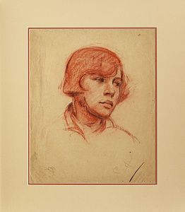 Витинг Николай Иосифович (1910-1991).
Женский портрет. 1930-е.