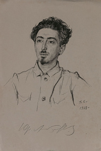 Верейский Георгий Семенович (1886-1962).
Портрет писателя Ю.Лебединского. 1927.