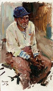 Алексеев Адольф Евгеньевич (1934-2000).
Арабский квартал. 1957.
