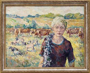 Cоколова Елена Вадимовна (р.1966).
Пастушок. 1998.