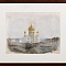 Суриков Василий Иванович (1848-1916).Вид на Храм Христа Спасителя. 1899.