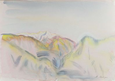 Митурич-Хлебников Май Петрович (1925-2008).
Утро в Гималаях. 1996.