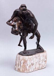Скульптура "Раптор". Западная Европа, по модели скульптора Бруно Заха, первая половина ХХ века.