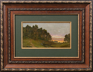 Прокофьев Алексей Матвеевич (1859-1925). 
Закат в деревне. 1907.