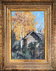 Куликов Иван Семенович (1875-1941).Деревенская баня. 1920-е - 1930-е.