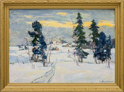 Антонов Сергей Георгиевич (1932-2006). 
Зимний день. 2000.