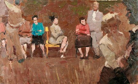 Алексеев Адольф Евгеньевич (1934-2000). 
Танцы в клубе. 1961.