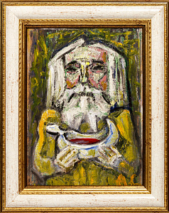 Сапожников Александр Васильевич (1925-2009). 
Автопортрет. 1995.
