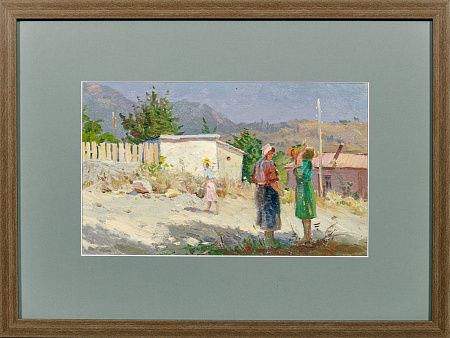 Цветкова Валентина Петровна (1917-2007).
Соколиное раздолье. Мангуп. Вторая половина ХХ века.
