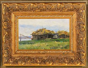 Федорова (Ионова) Мария Алексеевна (1859-1934). Пасмурный день. Конец XIX - начало ХХ века.