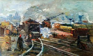 Мешков Василий Васильевич (1893-1963). Москва сортировочная. 1950-е.