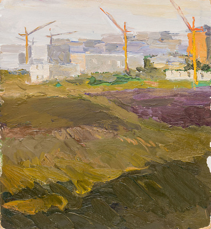 Антонов Сергей Георгиевич (1932-2006). Стройка. 1959.