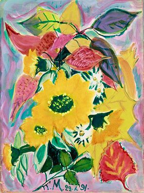 Маврина Татьяна Алексеевна (1900-1996). Осенний букет. 1991.