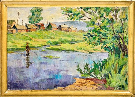 Неизвестный художник. Россия. Рыбачок. Вторая треть ХХ века.