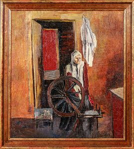 Истомин Константин Николаевич (1886-1942). Пряха. 1924.
