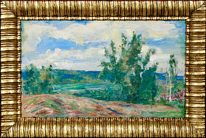Удальцова Надежда Андреевна (1886-1961). Вечерний пейзаж. 1940-е.
