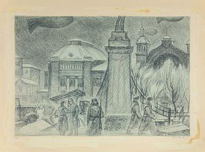 Дехтерева Татьяна Александровна (р.1930). Ночной патруль. 1979.