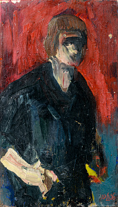 Неизвестный художник. Россия.
Женский портрет. 1936.