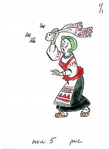 Елисеев Анатолий Михайлович (р. 1930). Две иллюстрации к русским народным сказкам. 1990-е - 2000-е.